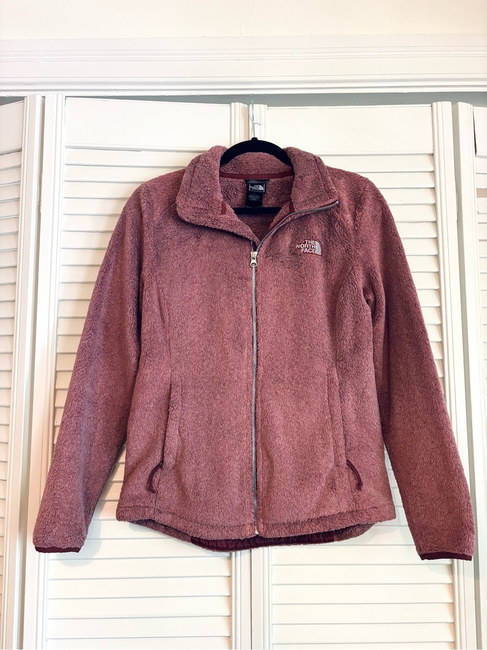 The North Face Osito Mauve Fleece Jacket Fromt Zip Size Small S